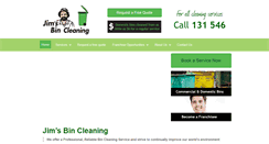 Desktop Screenshot of jimsbincleaning.com.au